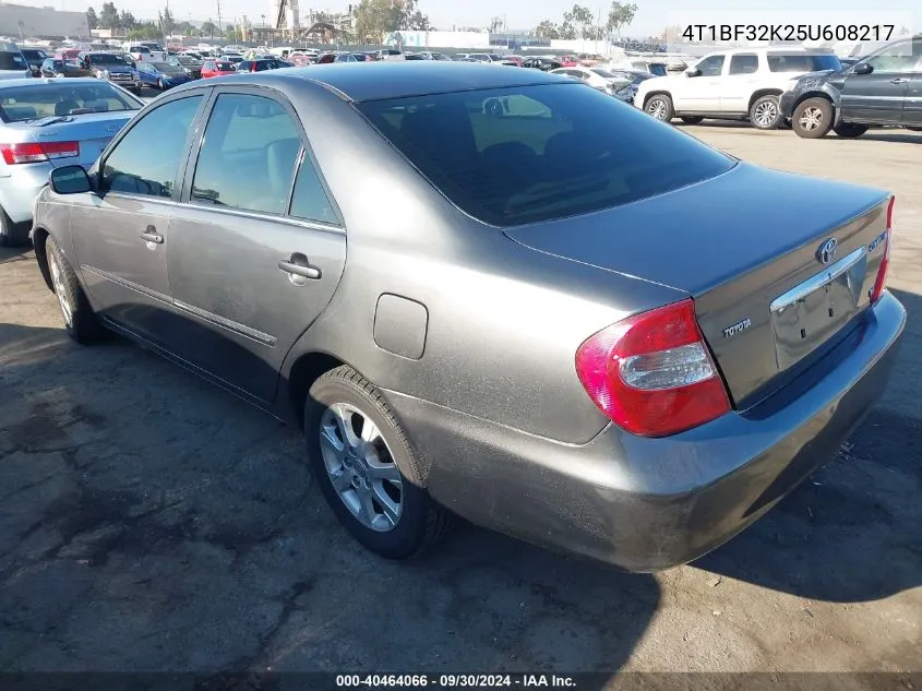 2005 Toyota Camry Xle V6 VIN: 4T1BF32K25U608217 Lot: 40464066