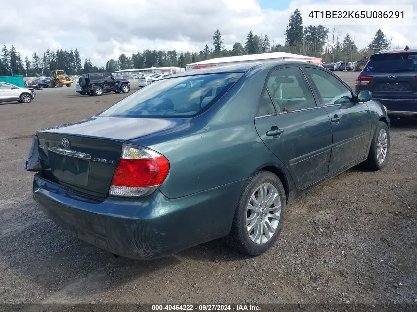 2005 Toyota Camry Le VIN: 4T1BE32K65U086291 Lot: 40464222