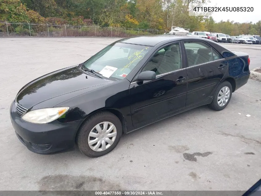 2005 Toyota Camry Std VIN: 4T1BE32K45U085320 Lot: 40477550