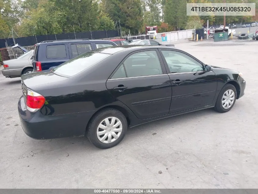 2005 Toyota Camry Std VIN: 4T1BE32K45U085320 Lot: 40477550