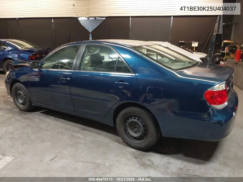 2005 Toyota Camry Le VIN: 4T1BE30K25U404037 Lot: 40479113