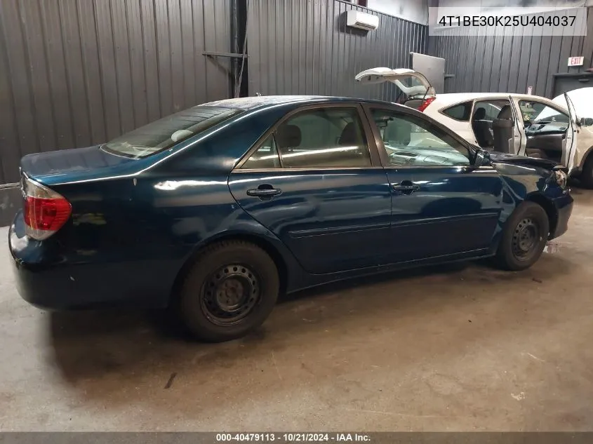 2005 Toyota Camry Le VIN: 4T1BE30K25U404037 Lot: 40479113