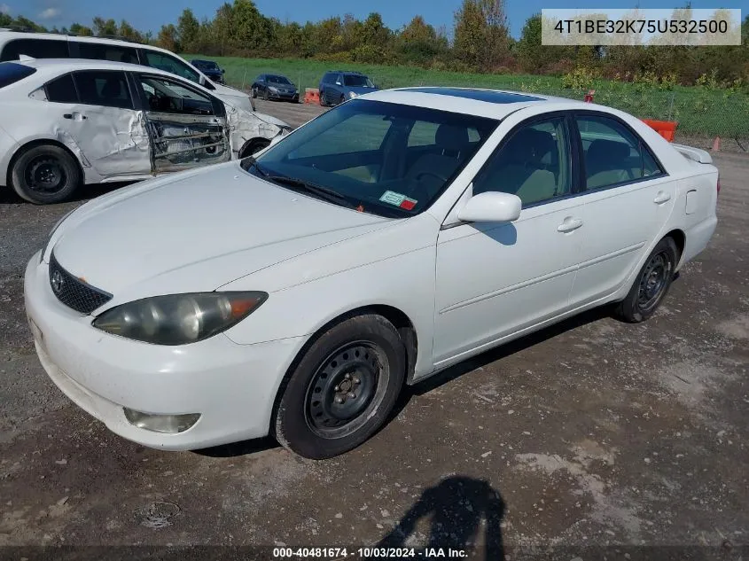 2005 Toyota Camry Se VIN: 4T1BE32K75U532500 Lot: 40481674