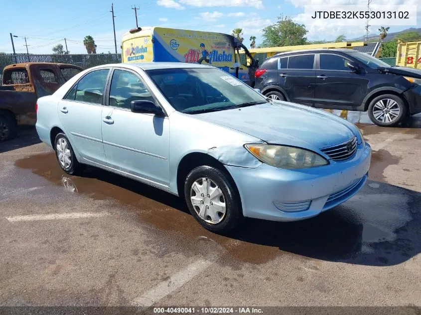 2005 Toyota Camry Le/Se/Std/Xle VIN: JTDBE32K553013102 Lot: 40490041