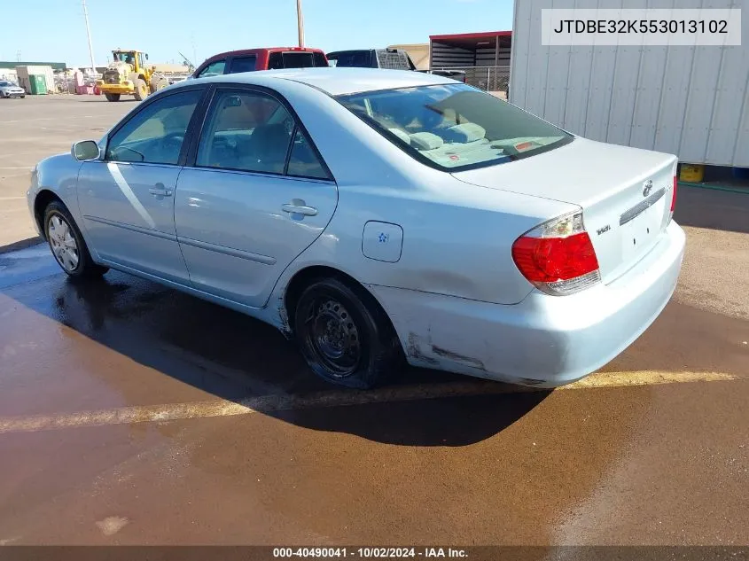 2005 Toyota Camry Le/Se/Std/Xle VIN: JTDBE32K553013102 Lot: 40490041