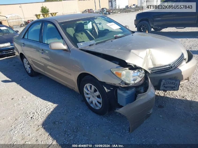 2005 Toyota Camry Le VIN: 4T1BE32K85U557843 Lot: 40490710