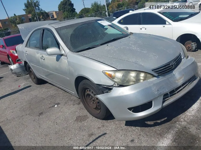 2005 Toyota Camry Xle V6 VIN: 4T1BF32K25U603888 Lot: 40501517