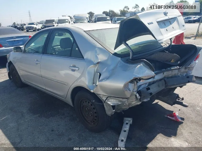 2005 Toyota Camry Xle V6 VIN: 4T1BF32K25U603888 Lot: 40501517