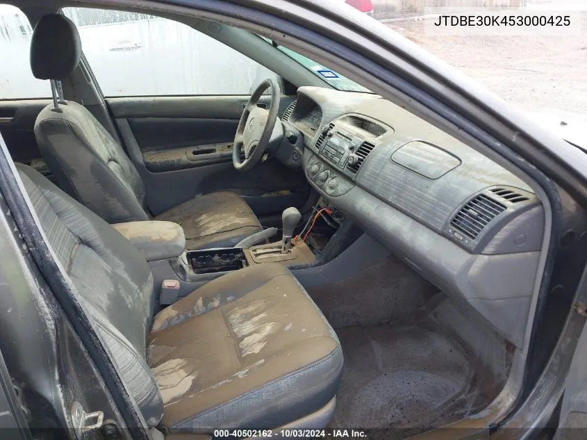 JTDBE30K453000425 2005 Toyota Camry Le/Se/Xle