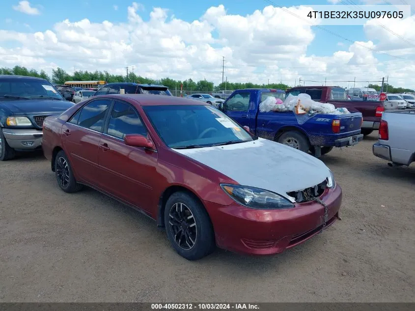 2005 Toyota Camry Le VIN: 4T1BE32K35U097605 Lot: 40502312