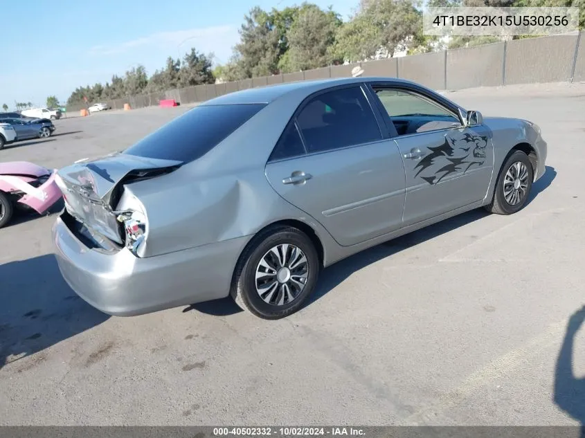 2005 Toyota Camry Le VIN: 4T1BE32K15U530256 Lot: 40502332