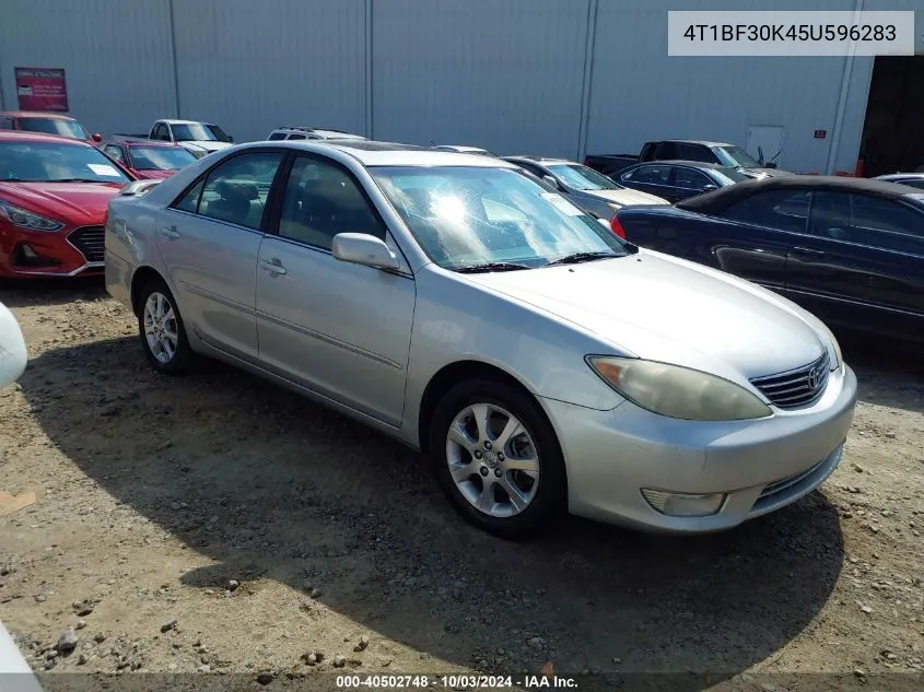 2005 Toyota Camry Xle VIN: 4T1BF30K45U596283 Lot: 40502748