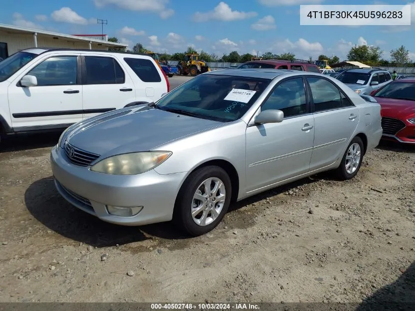 2005 Toyota Camry Xle VIN: 4T1BF30K45U596283 Lot: 40502748