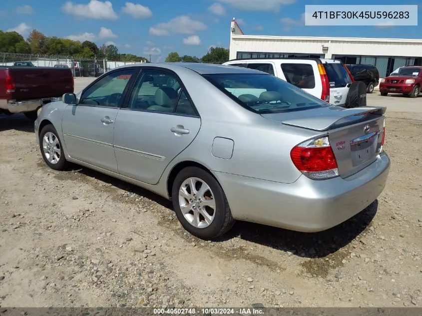 2005 Toyota Camry Xle VIN: 4T1BF30K45U596283 Lot: 40502748