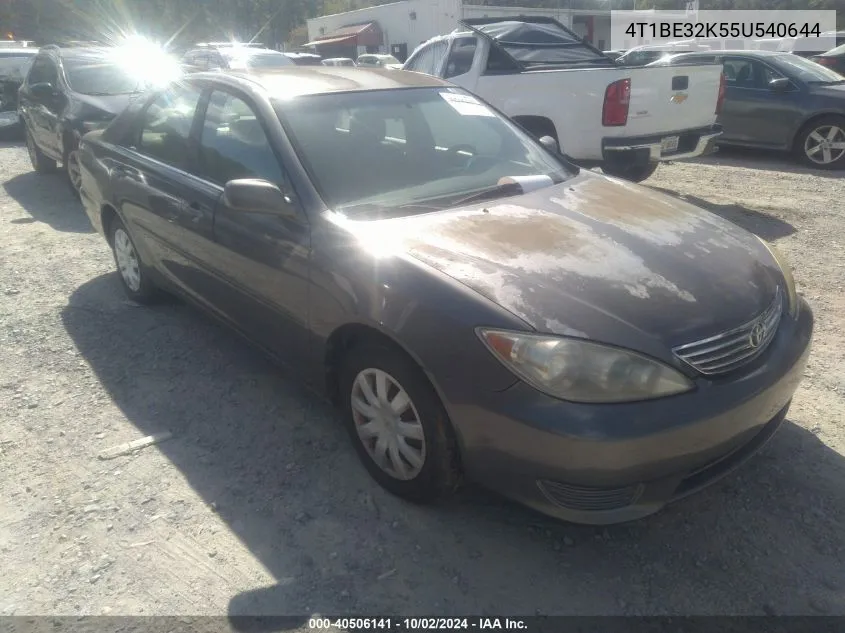 2005 Toyota Camry Le VIN: 4T1BE32K55U540644 Lot: 40506141