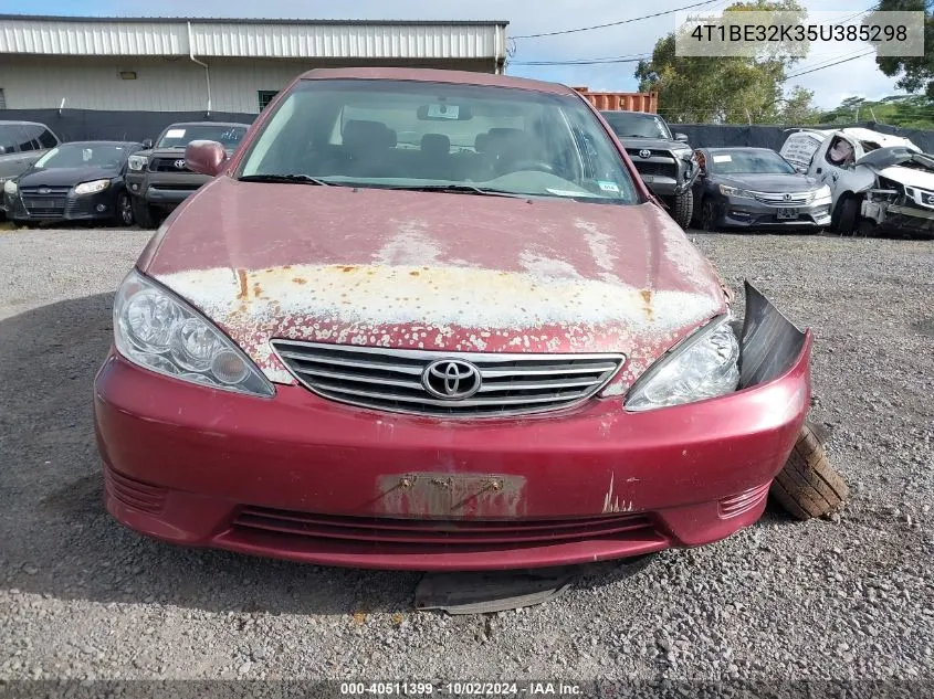 2005 Toyota Camry Le VIN: 4T1BE32K35U385298 Lot: 40511399