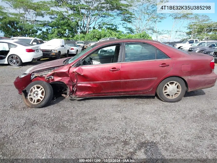 2005 Toyota Camry Le VIN: 4T1BE32K35U385298 Lot: 40511399