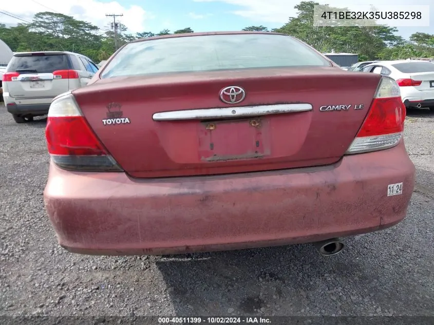 4T1BE32K35U385298 2005 Toyota Camry Le