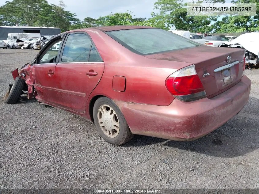 2005 Toyota Camry Le VIN: 4T1BE32K35U385298 Lot: 40511399