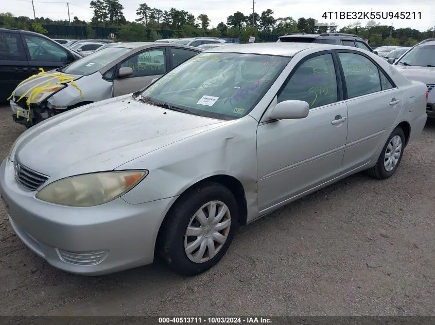 2005 Toyota Camry Le VIN: 4T1BE32K55U945211 Lot: 40513711