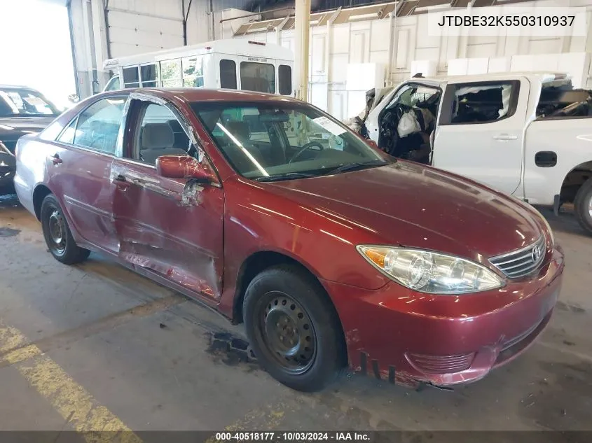 JTDBE32K550310937 2005 Toyota Camry Le