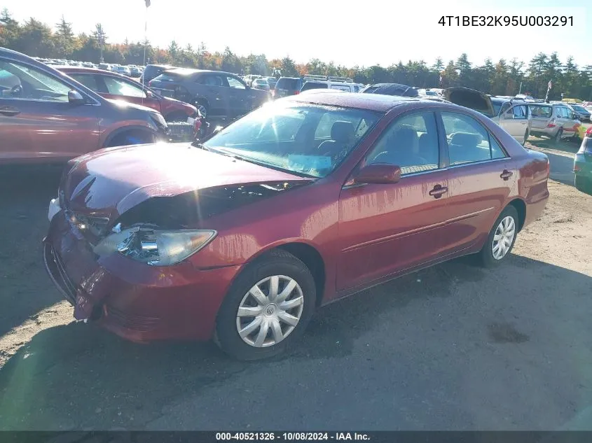 2005 Toyota Camry Le VIN: 4T1BE32K95U003291 Lot: 40521326