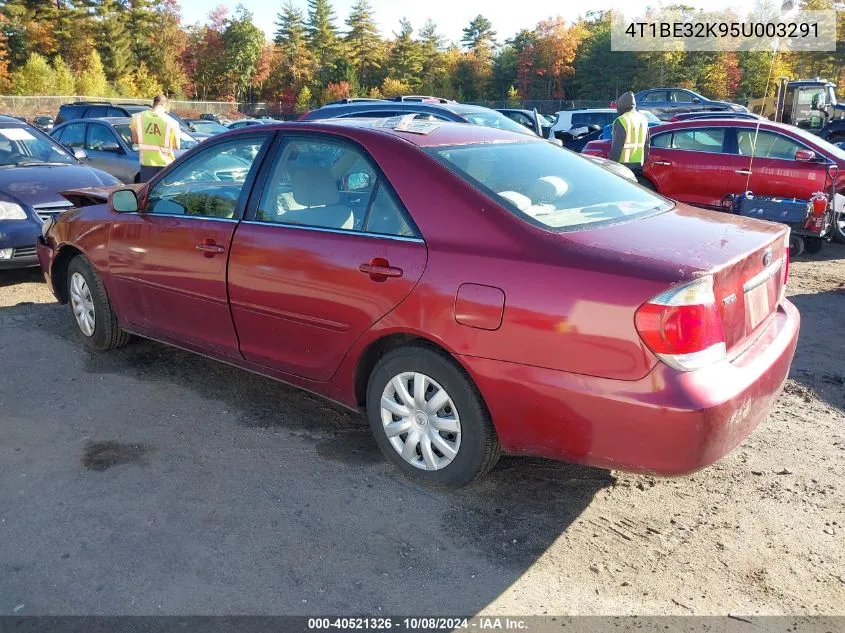 2005 Toyota Camry Le VIN: 4T1BE32K95U003291 Lot: 40521326