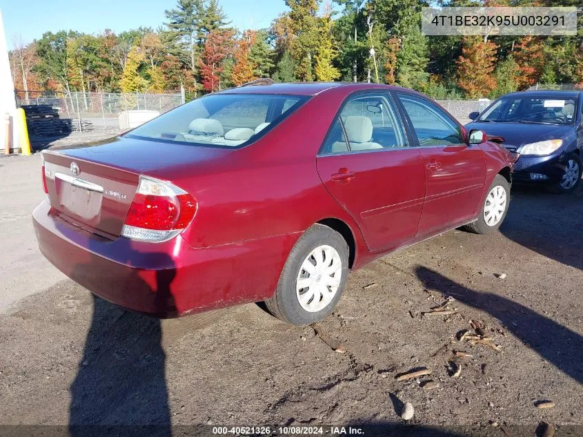 2005 Toyota Camry Le VIN: 4T1BE32K95U003291 Lot: 40521326