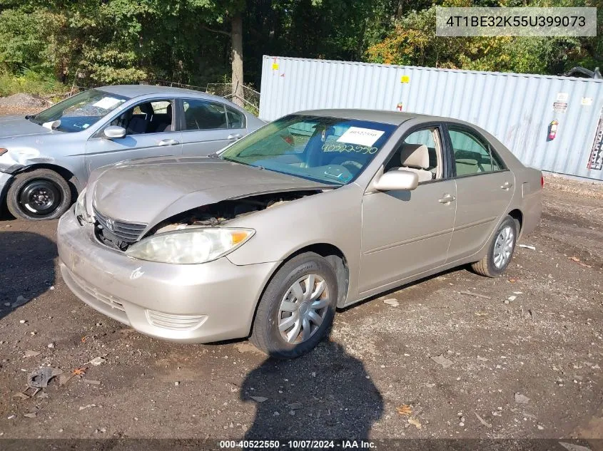 2005 Toyota Camry Le VIN: 4T1BE32K55U399073 Lot: 40522550