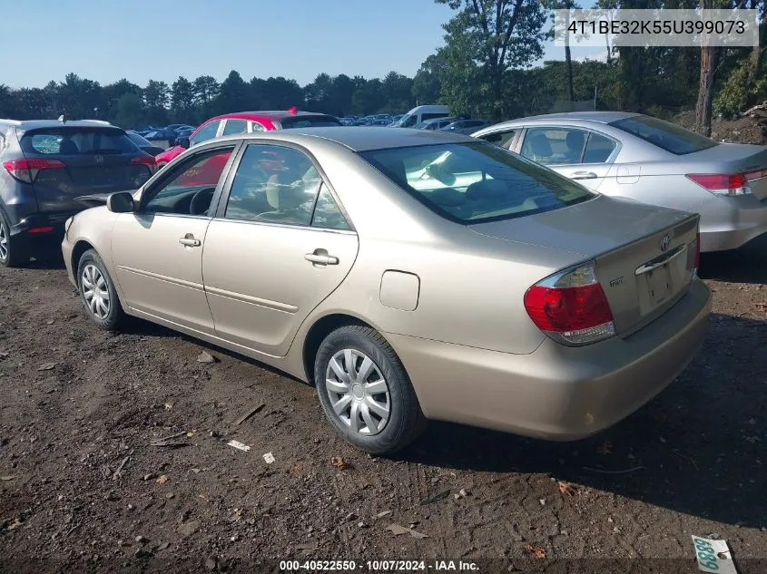 2005 Toyota Camry Le VIN: 4T1BE32K55U399073 Lot: 40522550