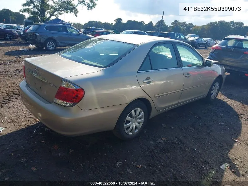 2005 Toyota Camry Le VIN: 4T1BE32K55U399073 Lot: 40522550