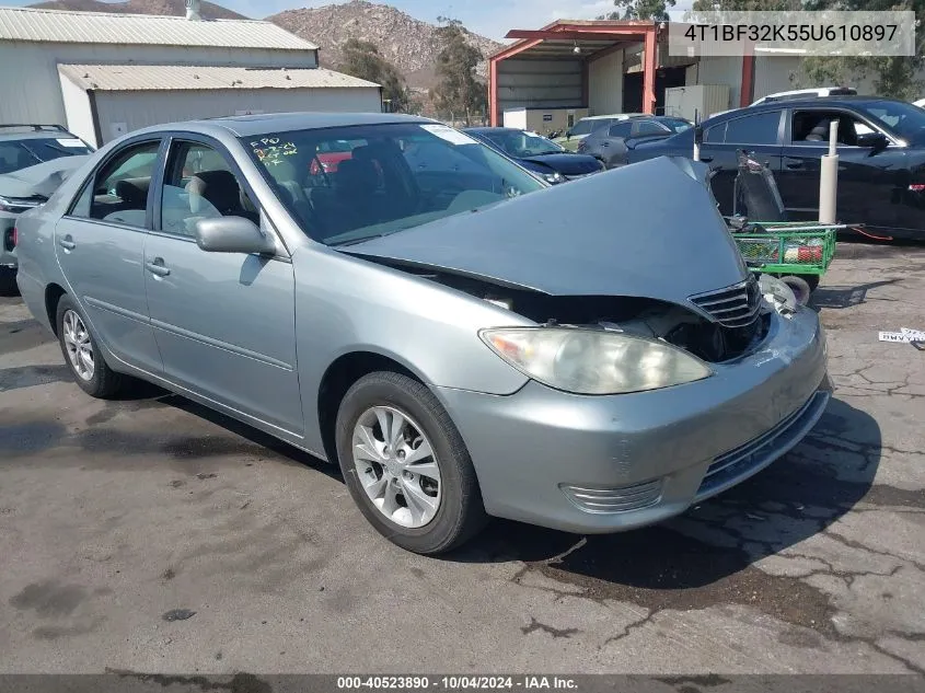 2005 Toyota Camry Le V6 VIN: 4T1BF32K55U610897 Lot: 40523890