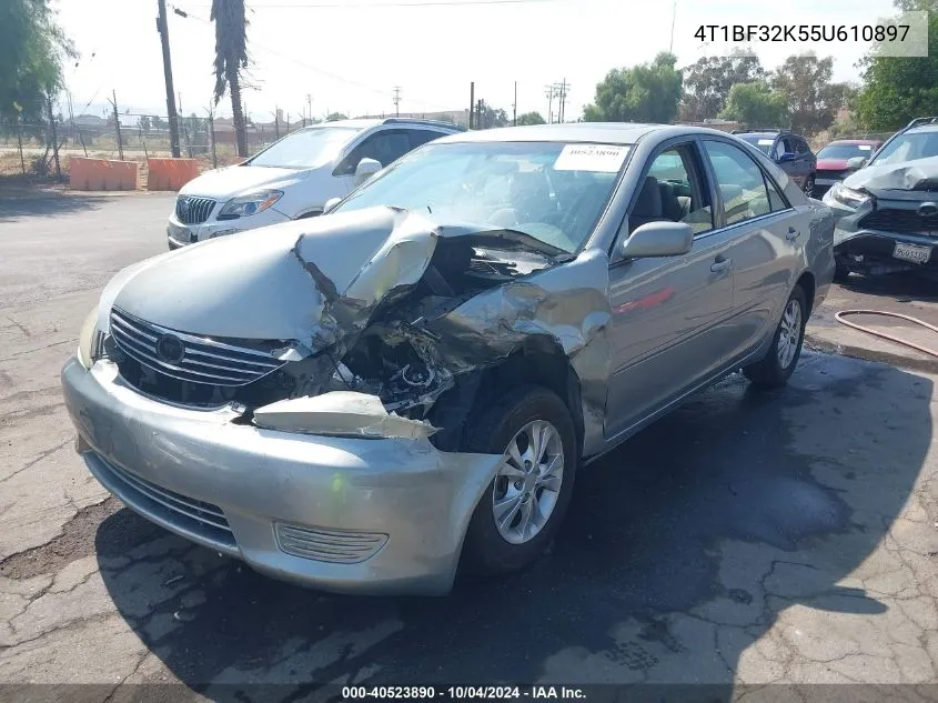 2005 Toyota Camry Le V6 VIN: 4T1BF32K55U610897 Lot: 40523890