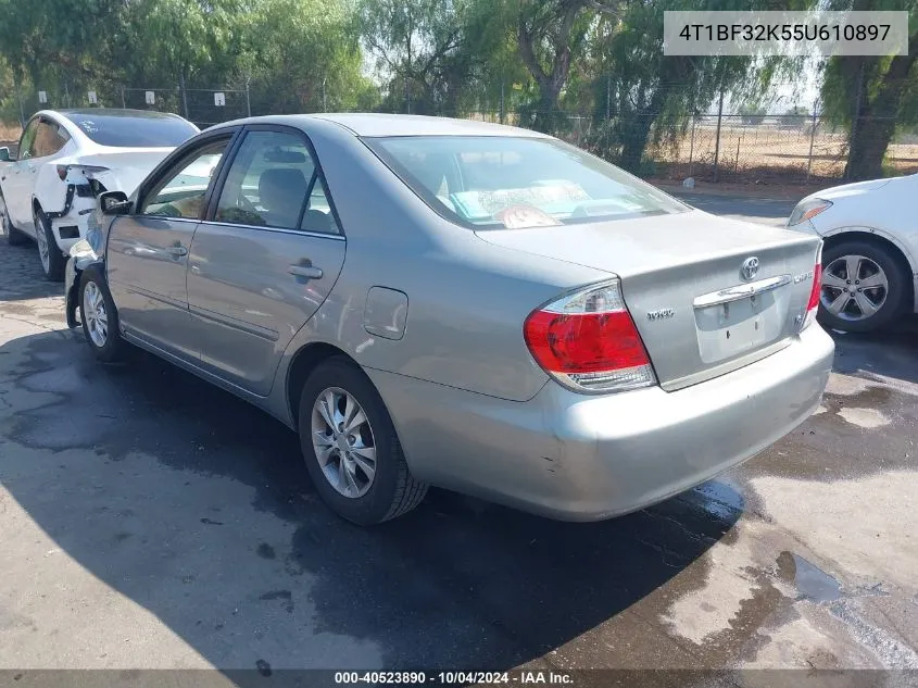 2005 Toyota Camry Le V6 VIN: 4T1BF32K55U610897 Lot: 40523890