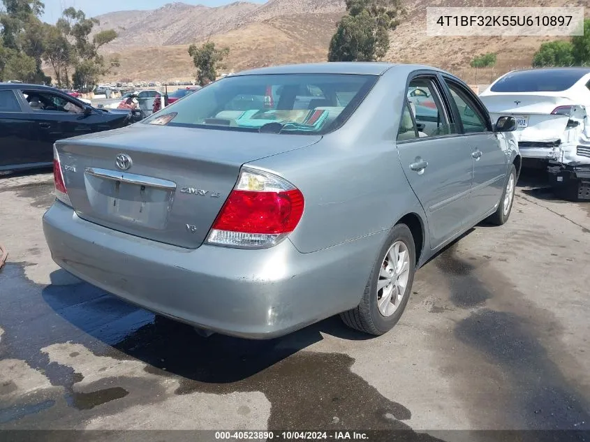 2005 Toyota Camry Le V6 VIN: 4T1BF32K55U610897 Lot: 40523890