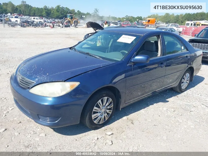 2005 Toyota Camry Le VIN: 4T1BE30KX5U095630 Lot: 40533642