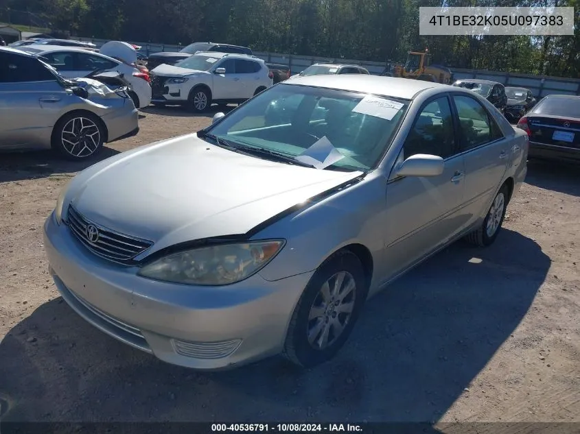 2005 Toyota Camry Le VIN: 4T1BE32K05U097383 Lot: 40536791