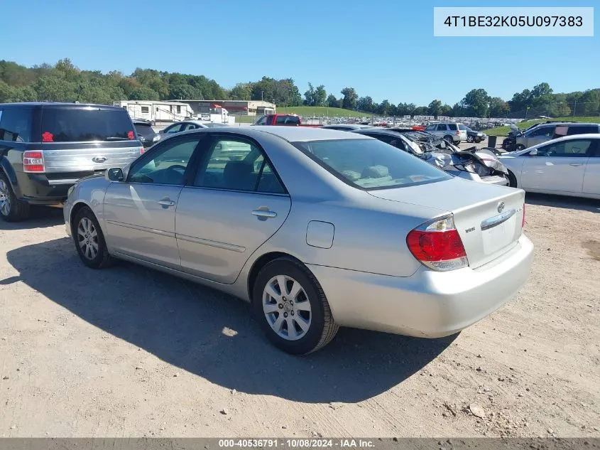 2005 Toyota Camry Le VIN: 4T1BE32K05U097383 Lot: 40536791