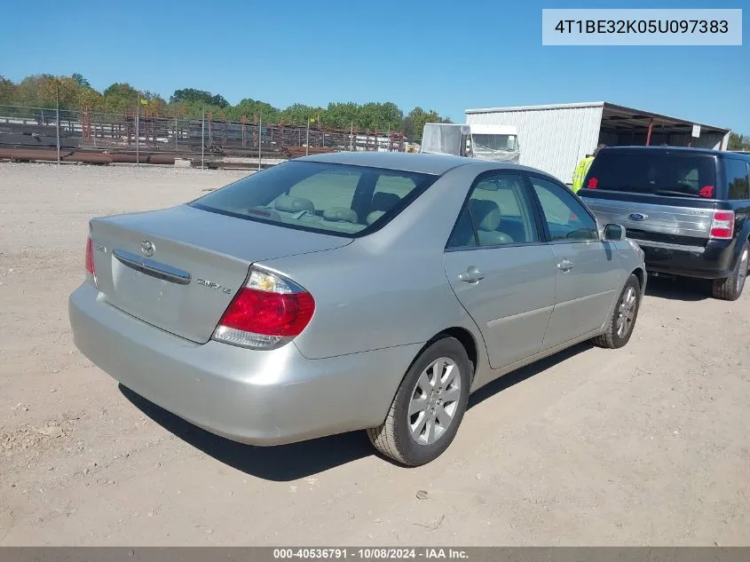 4T1BE32K05U097383 2005 Toyota Camry Le