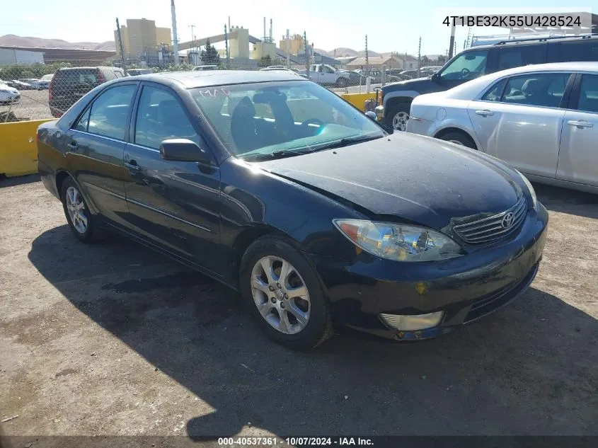 2005 Toyota Camry Xle VIN: 4T1BE32K55U428524 Lot: 40537361