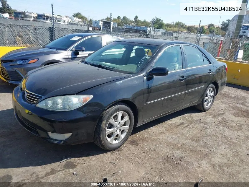 2005 Toyota Camry Xle VIN: 4T1BE32K55U428524 Lot: 40537361