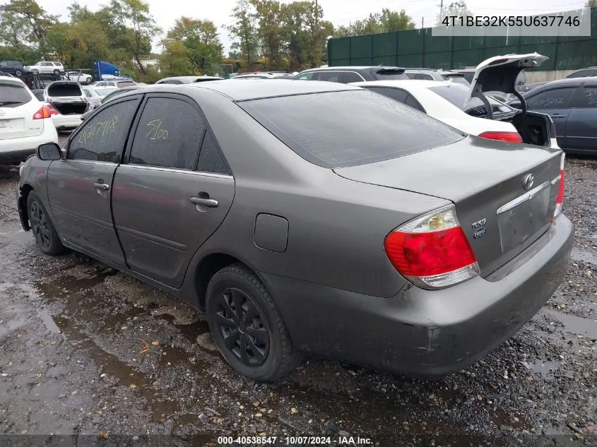 2005 Toyota Camry Le VIN: 4T1BE32K55U637746 Lot: 40538547