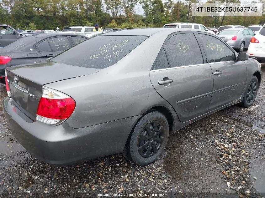 2005 Toyota Camry Le VIN: 4T1BE32K55U637746 Lot: 40538547