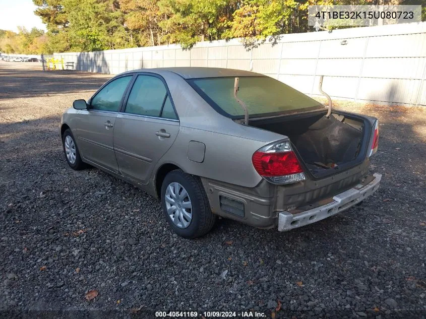 4T1BE32K15U080723 2005 Toyota Camry Std