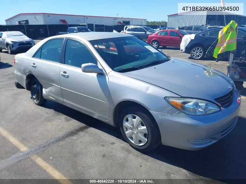 2005 Toyota Camry Le VIN: 4T1BE32K65U394500 Lot: 40542220