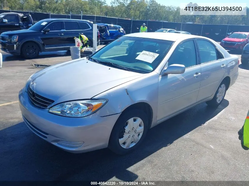 2005 Toyota Camry Le VIN: 4T1BE32K65U394500 Lot: 40542220