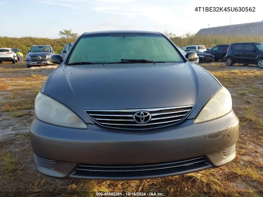 2005 Toyota Camry Std VIN: 4T1BE32K45U630562 Lot: 40542281