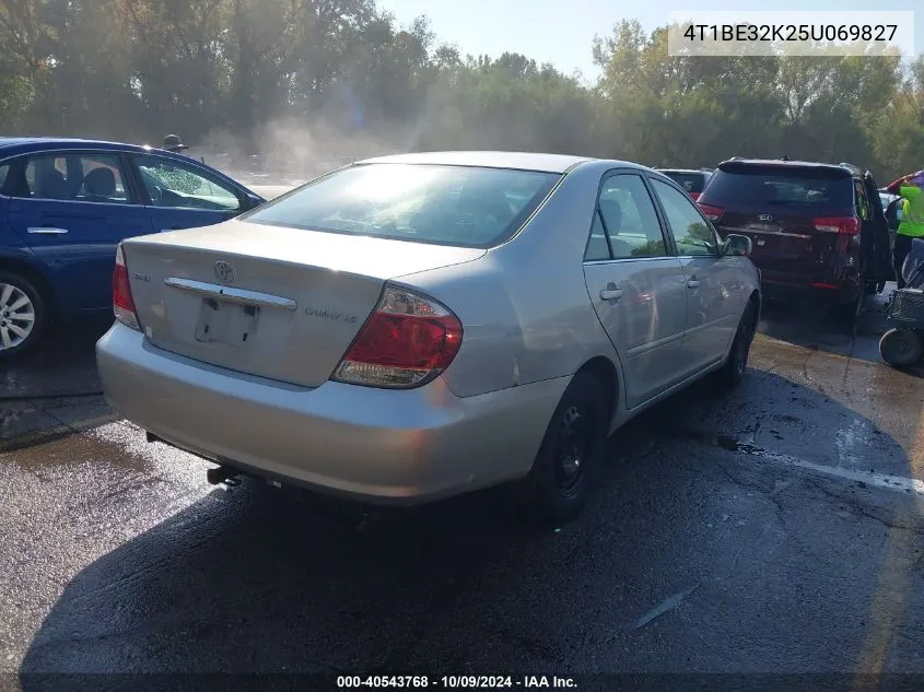 2005 Toyota Camry Le VIN: 4T1BE32K25U069827 Lot: 40543768