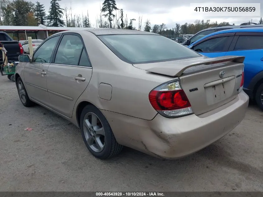 4T1BA30K75U056859 2005 Toyota Camry Se V6