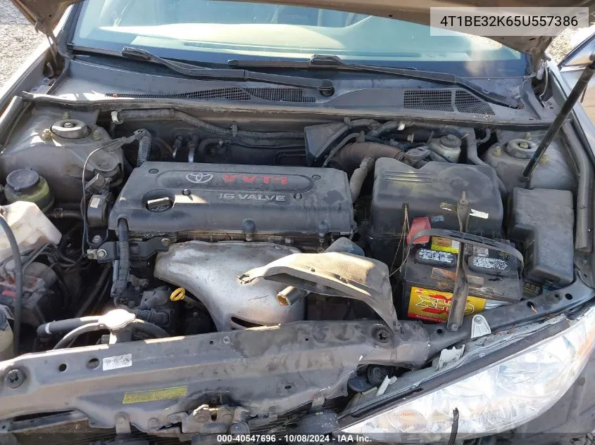 4T1BE32K65U557386 2005 Toyota Camry Le/Xle/Se